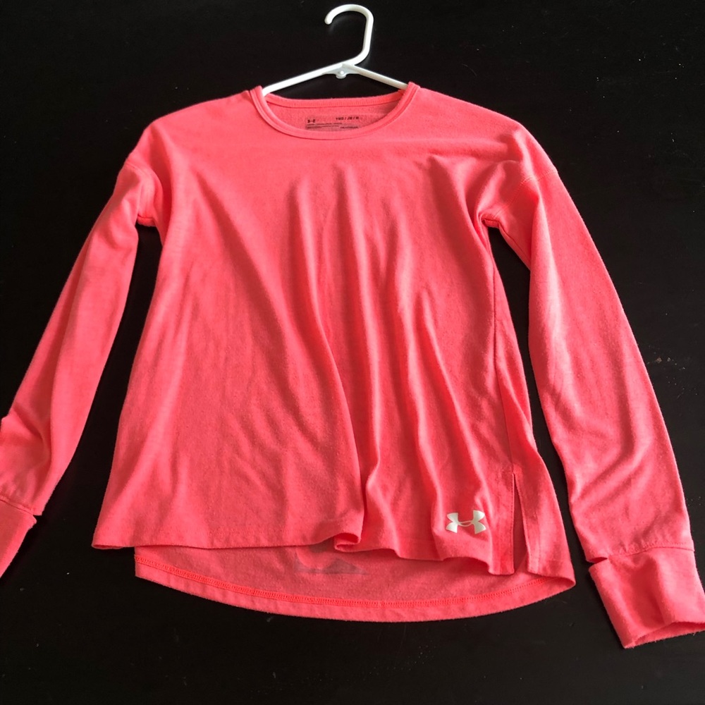 Girls under armour long sleeve tee